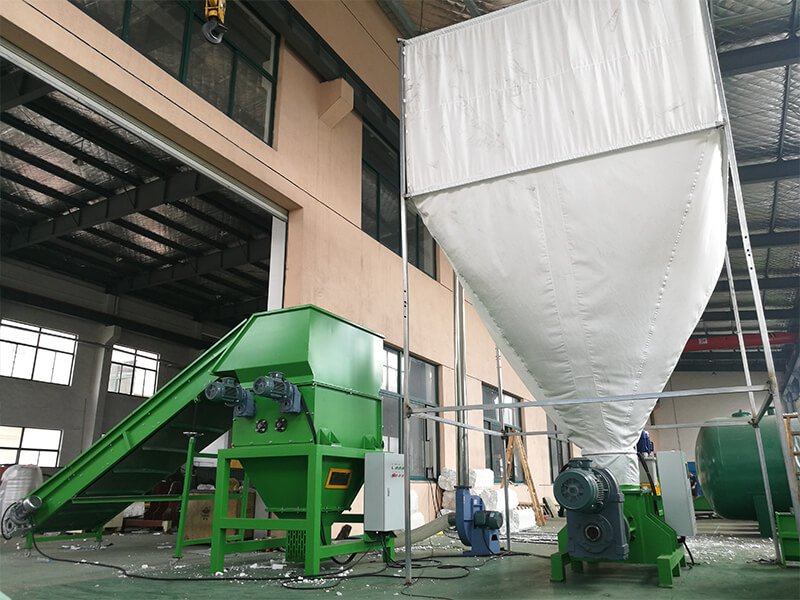Styrofoam Compacting Production Line With Silo System