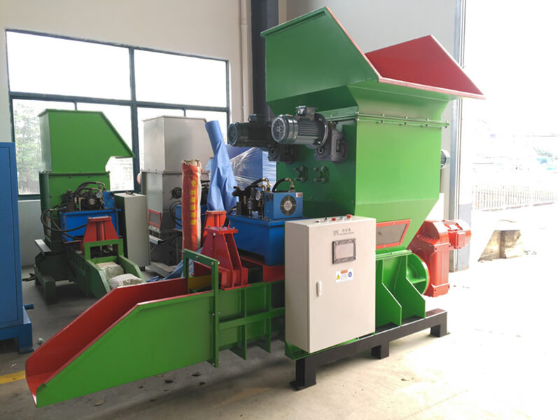 Foam cold press machine for recovering foam waste and improving environment